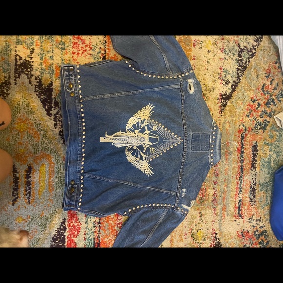 LF Furst of a Kind Over Size Denim Jacket - Picture 7 of 8
